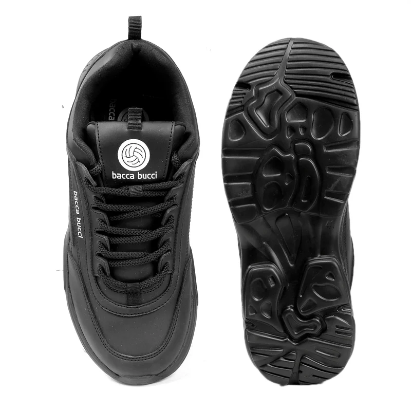 Bacca Bucci Black Afterburn Urban Fashion Sneakers and Sports Shoes for Men | Best Price UAE